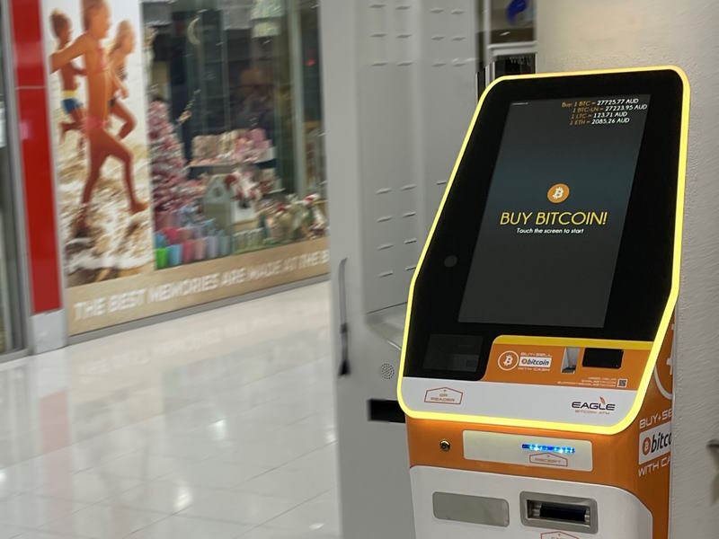 BTC ATM on the Gold Coast